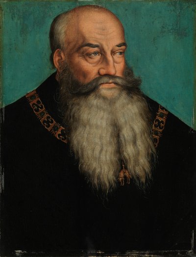 Hertog Georg de Baardige van Saksen door Lucas Cranach the Elder